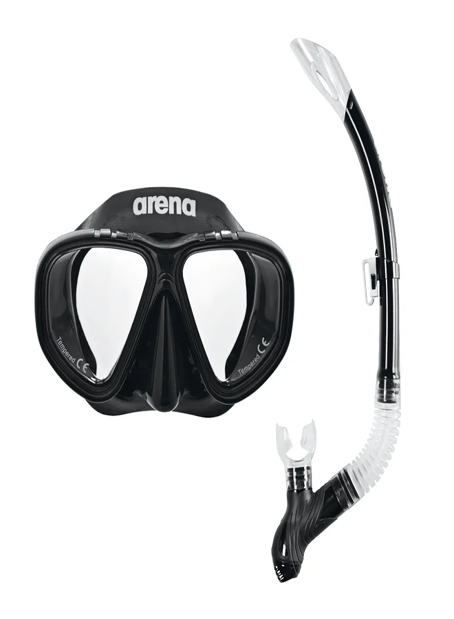 Premium Snorkeling Set for Kids Junior Underwater Diving Gear (Black, One Size) 3gt8d