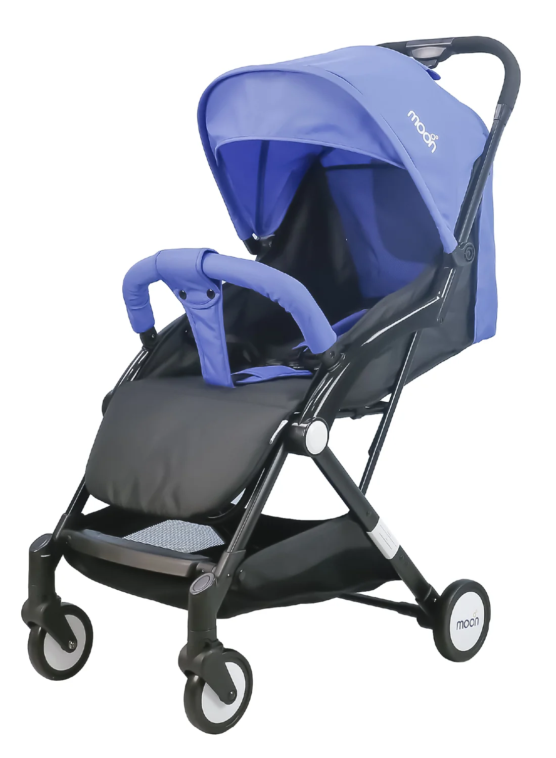Moon Compact Travel Stroller Lightweight Foldable Cabin-Approved Pushchair for Infants and Toddlers (Cyan Blue, 15 kg) b1g5l