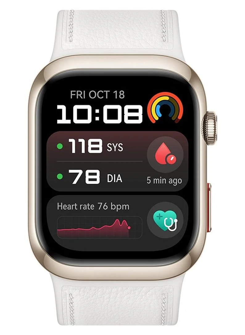Smart D2 Premium Smartwatch 1.82-inch AMOLED Display Bluetooth Calling Fitness Tracker (Gold, 4.6 cm) b9ho8