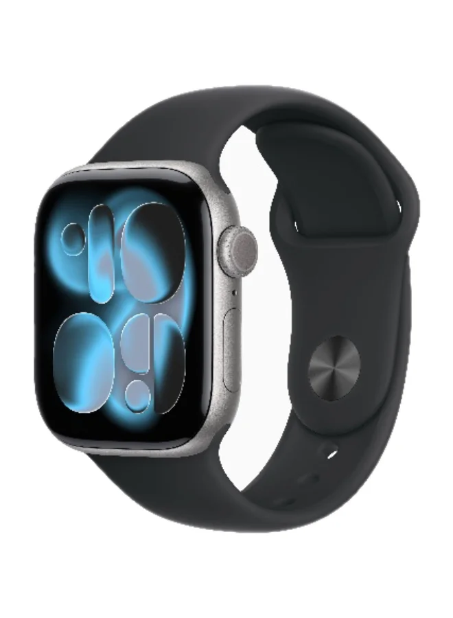 Premium Smart GPS Watch 42mm Aluminium Case with Sport Band (Space Grey, S/M) 7kw79