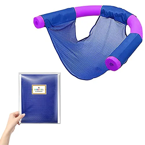 Premium Pool Noodle Floating Mesh Chair Water Lounge Seat for Swimming Pool Relaxation (Single, Universal Size) 51rns