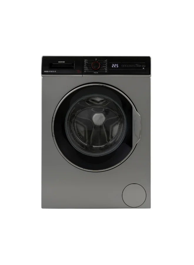 Premium Front Load Washing Machine Fully Automatic 1200 RPM 15 Programs with Steam Function (Silver, 10 kg) bsagf
