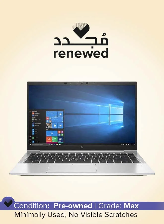Premium Refurbished Business Laptop 14-Inch Full HD Display (Intel Core i5, 16GB RAM, 512GB SSD, Windows 11, Silver) 0w8mm