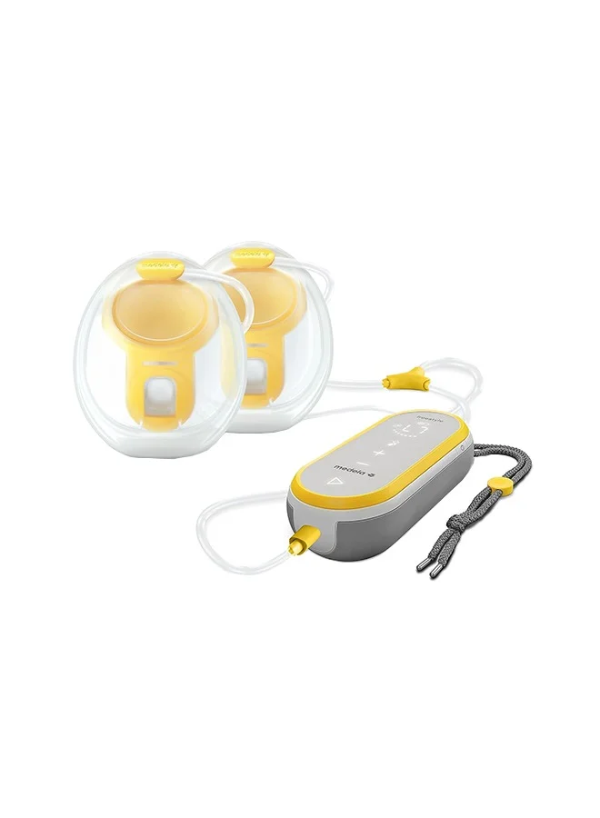 Premium Double Electric Wearable Breast Pump Hands-Free Portable Design with App Connectivity (150 mL) 1hxqi