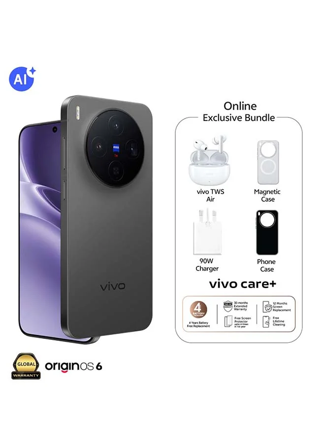 Premium 5G Smartphone 16GB RAM 512GB Storage Dual SIM (Phantom Black, 6.3-inch) with Magnetic Case and Wireless Earbuds 1th1q
