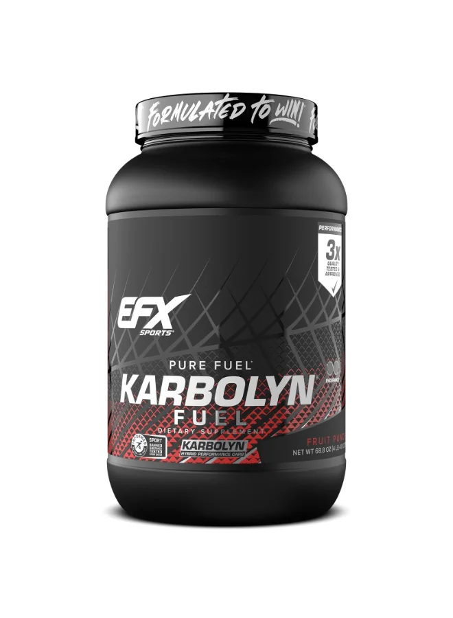 Premium Performance Carbohydrate Supplement Powder Fruit Punch Flavor (1950g, 36 Servings) 3fpsv