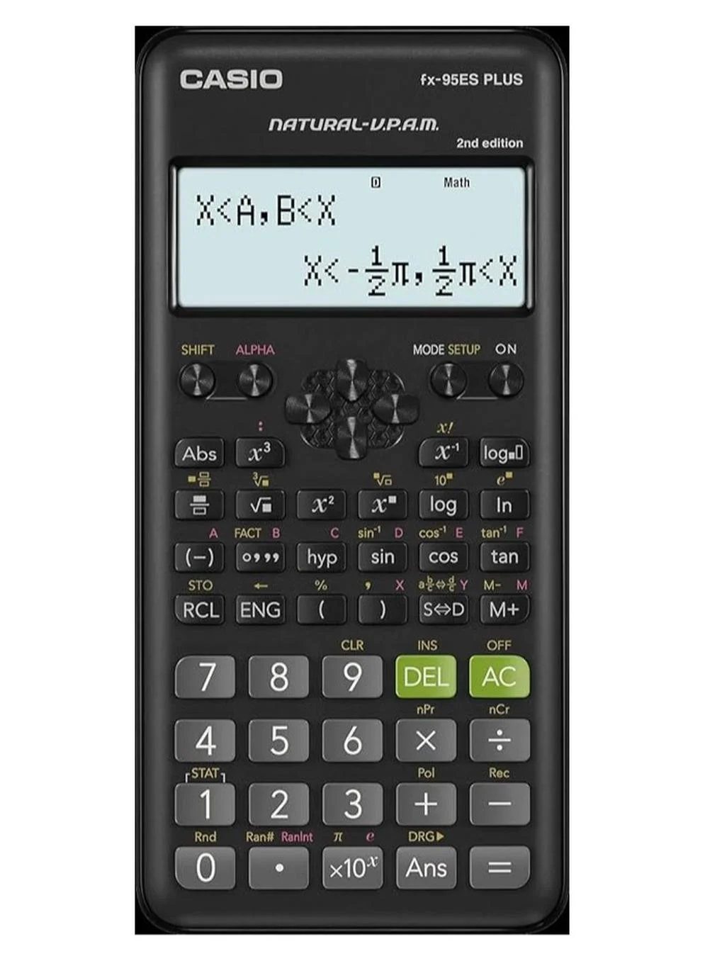 Scientific Digital Calculator Premium Desktop Mathematical Tool (Black, 1 Unit) bvp51