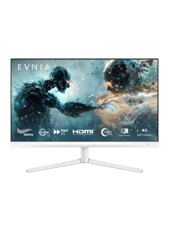 Professional Gaming Monitor 27-inch Full HD Fast IPS 180Hz 0.5ms HDR 10 Adaptive Sync Ergonomic Stand (White, 27-inch) ii30p