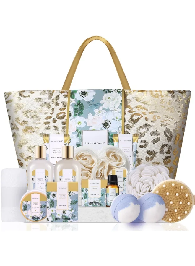 Premium Relaxing Spa Gift Set for Women - 15-Piece Luxury Bath and Body Care Collection (15-Piece Set) cjo12