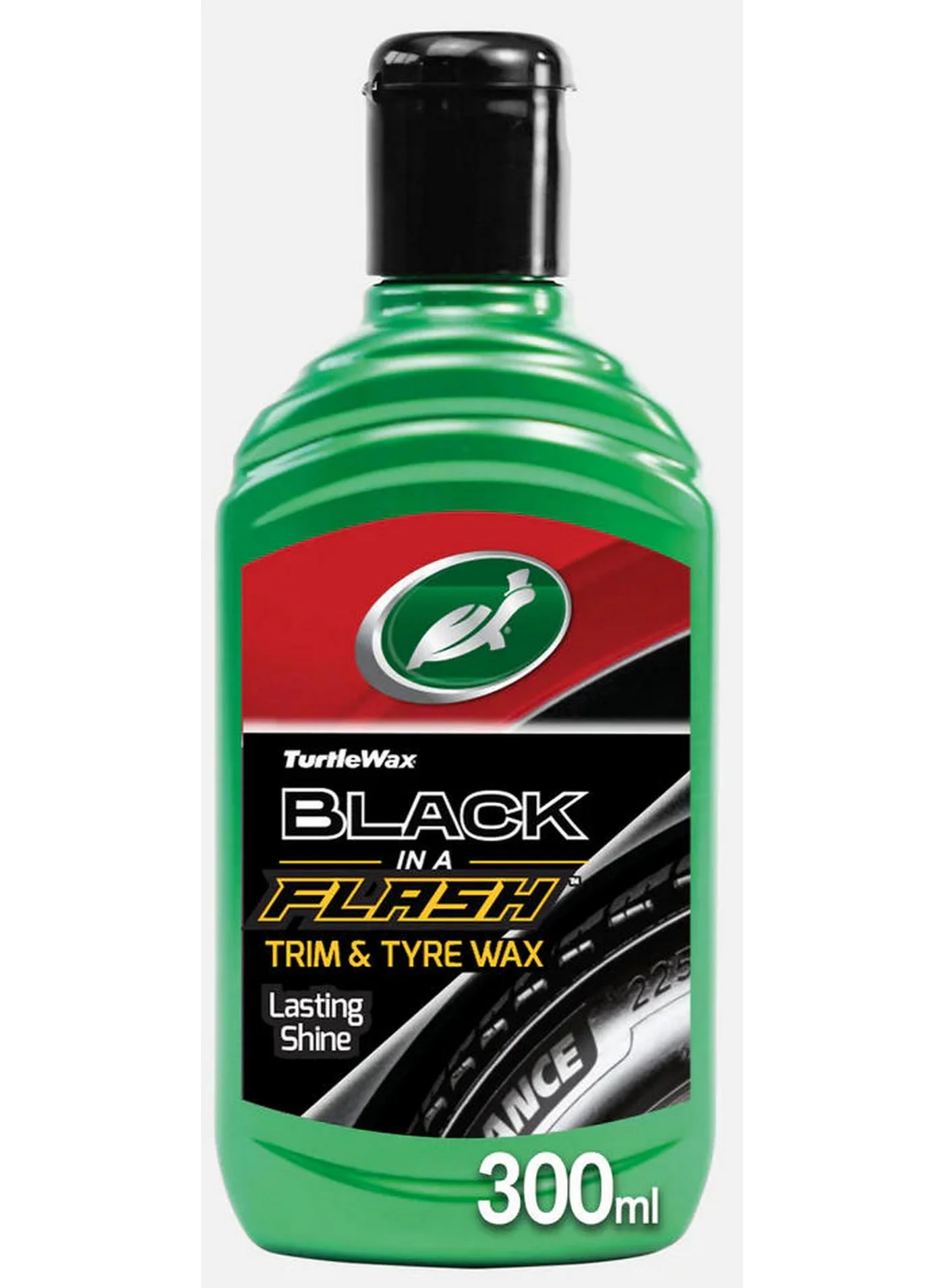Premium Trim & Tire Restorer Gel Long-Lasting High-Shine UV Protection (Black, 300 mL) 97za7