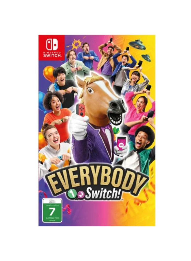 Everybody 1-2 Switch Party Game for Handheld Gaming Consoles (English Version, Multiplayer) x4qjr