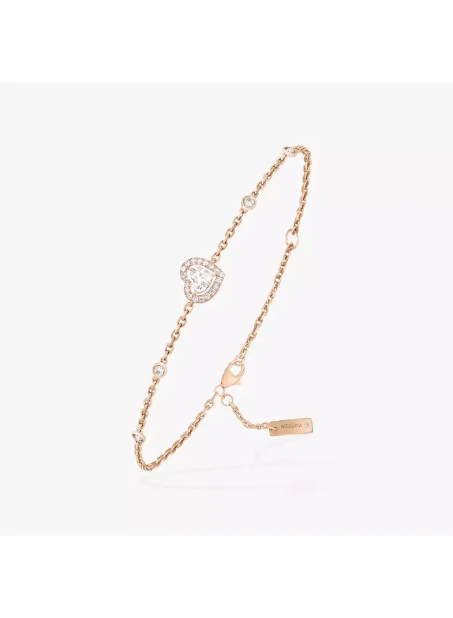 Elegant Heart Charm Bracelet Premium Polished Metal Jewelry For Women (One Size) 4n75k