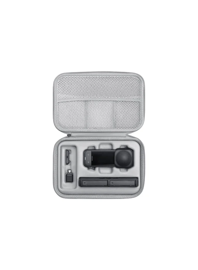 Premium Action Camera Protective Carry Case (Grey, 32cm x 22cm x 7cm) - Durable Hard Shell Storage for Camera, Batteries, and Accessories win7f