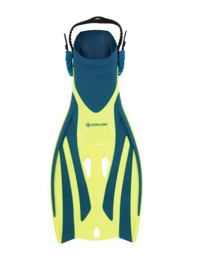 Premium Adult Snorkeling Fins Lightweight Hydrodynamic Design for Swimming and Diving (Blue, Large) 613pm