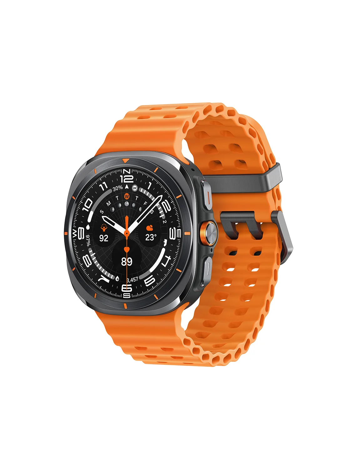 Ultra-HD Smartwatch LTE 47mm Titanium Casing 64GB Storage Premium Wearable Device (Titanium Gray, 47 mm) opw0n