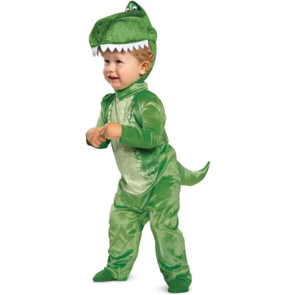 Premium Dinosaur Character Costume for Toddlers (Green, 12-18 Months) hbtes