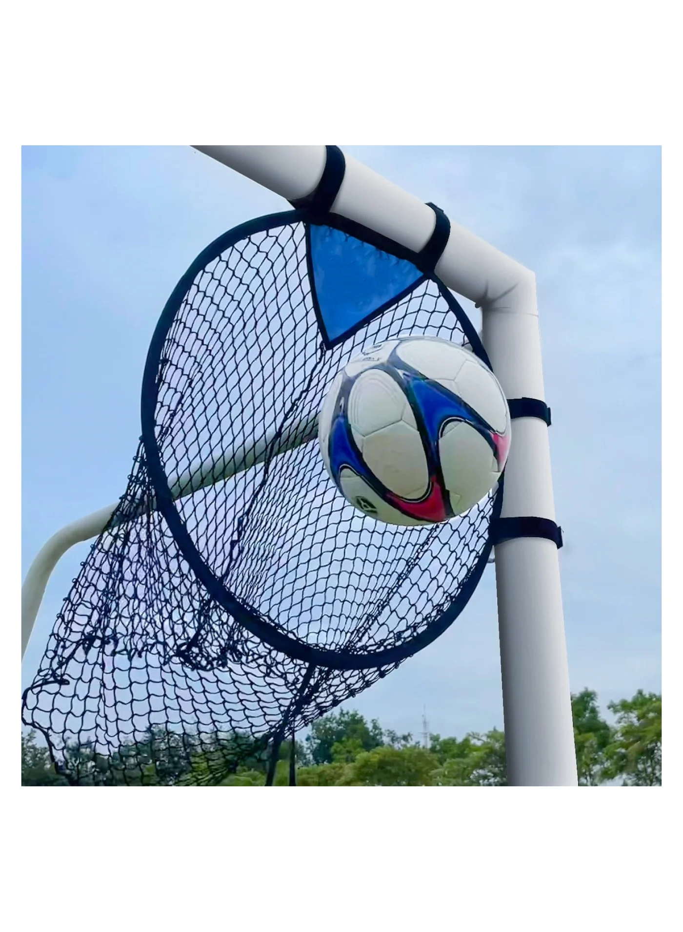 SYOSI Soccer Goal Training Target Net Clip-on Practice Accessory for Precision Shooting (1 Piece) 0l75u