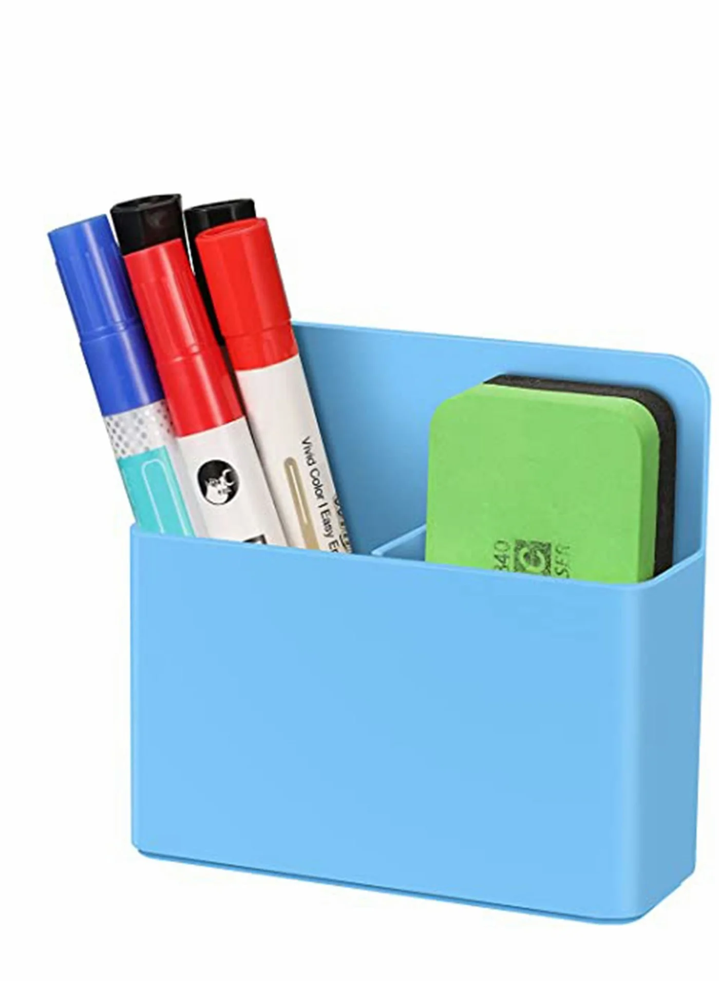 SYOSI Magnetic Dry Erase Marker Holder Premium Whiteboard Pen Organizer for School Home and Office (1 Piece) f2imx