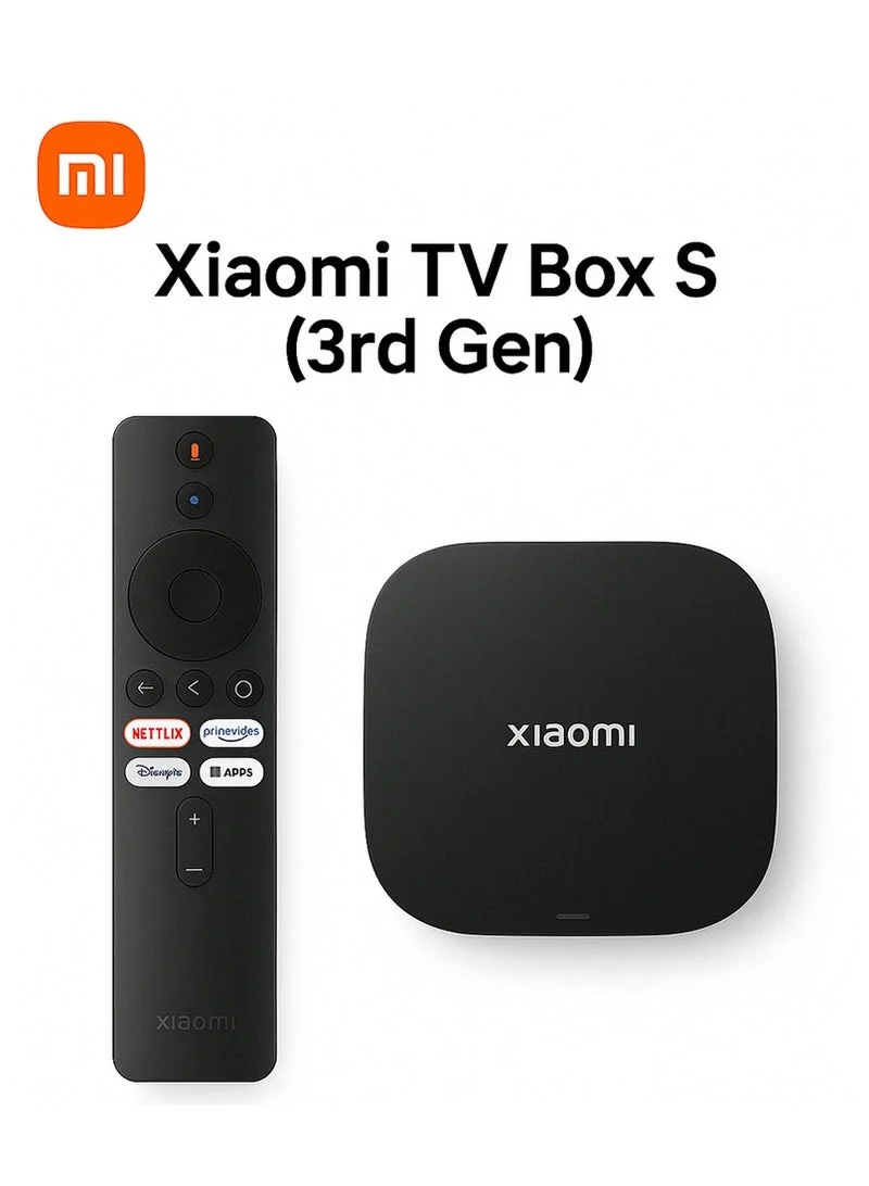 Mi Home 4K Ultra HD Smart Streaming Media Player with Android TV OS HDR Support and Voice Remote (3rd Gen) sf826