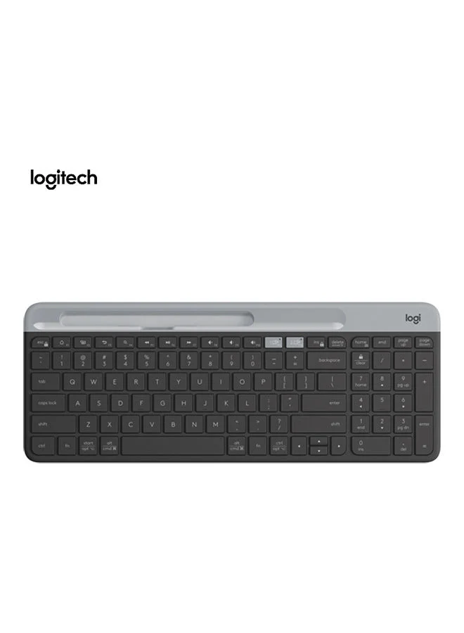 Premium Wireless Ultra-Thin Keyboard Ergonomic Slim Design for Home and Office (Black) i0jxw