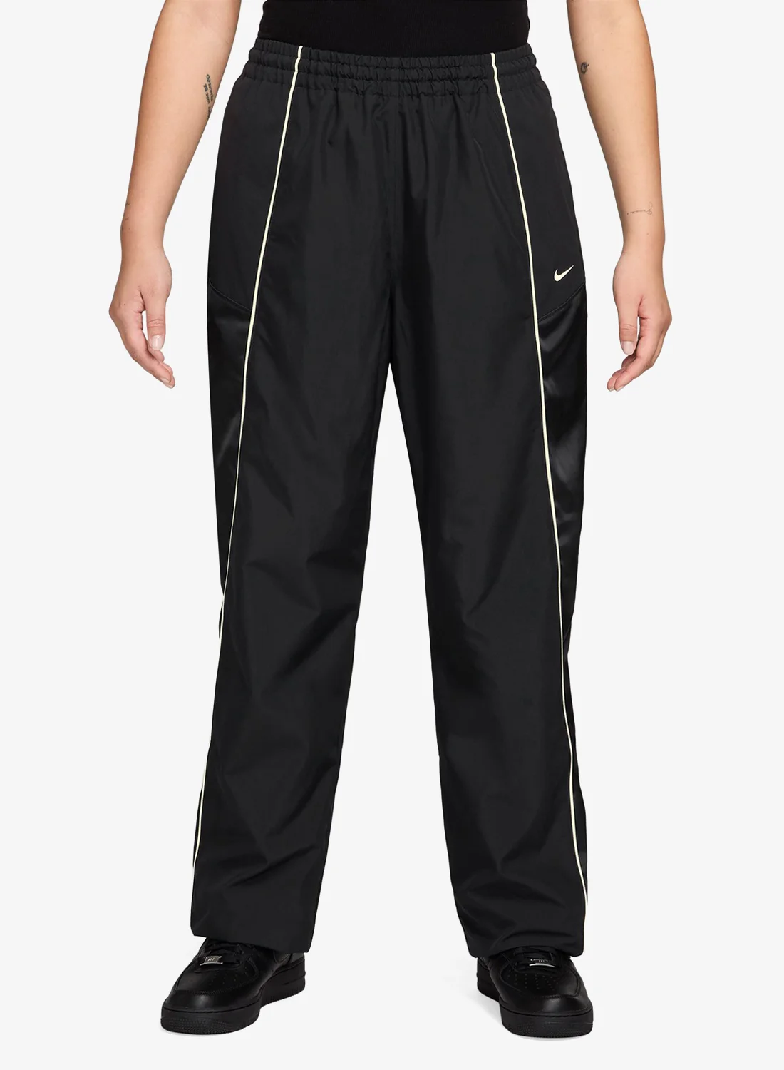 Athletic Track Pants Modern Fit Premium Lightweight Athletic Trousers for Men (Black, Large) gj0t4