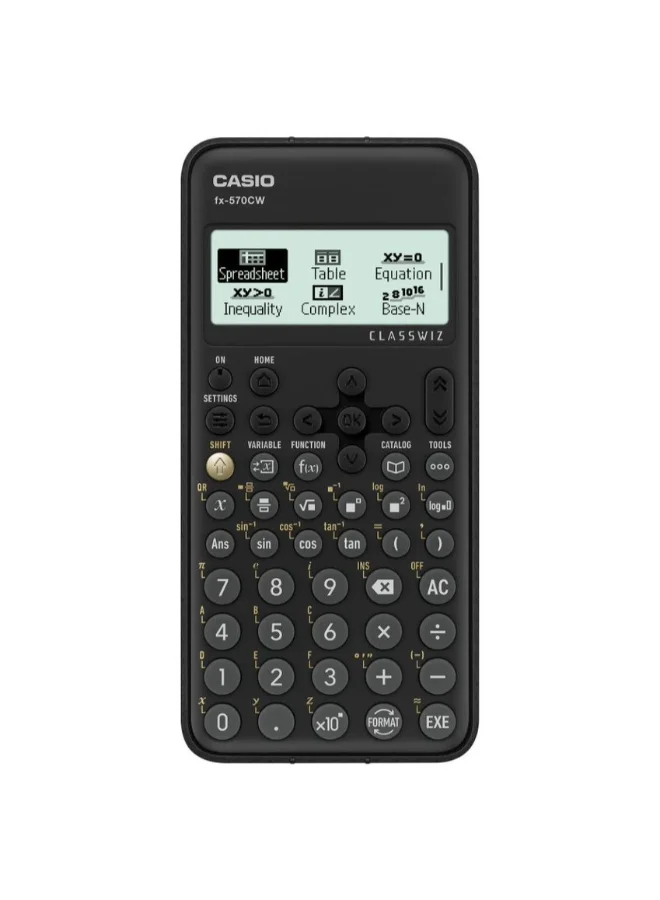 Scientific Calculator Premium Desktop Mathematical Tool (Black, 16.2 cm x 7.7 cm) 6a643