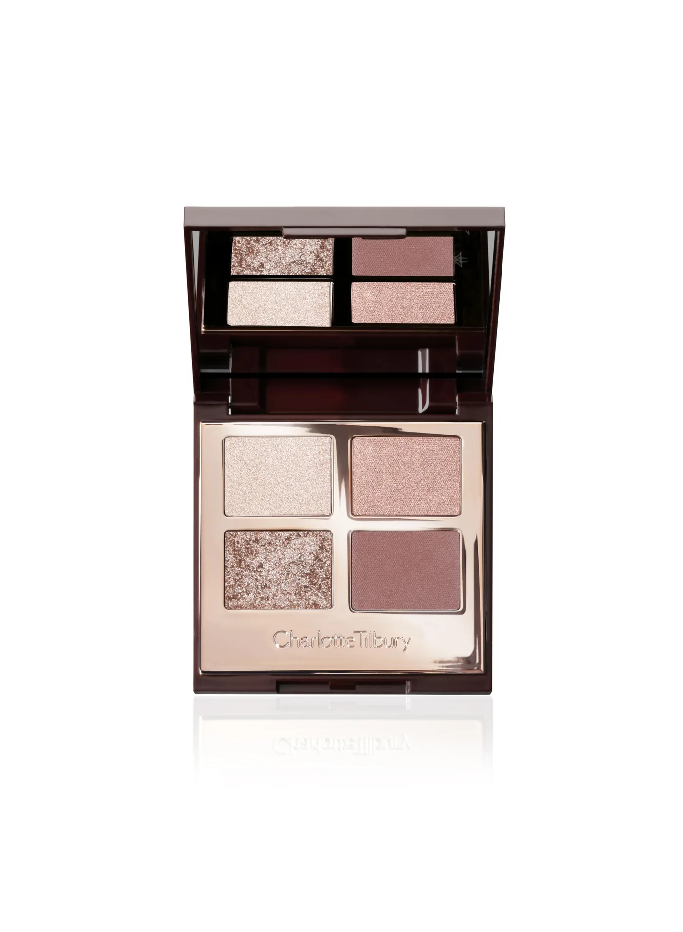 Premium Eyeshadow Quad Palette Shimmer and Satin Matte Finish for Defined Eyes (4 Shades, 5.2g) k8ahh