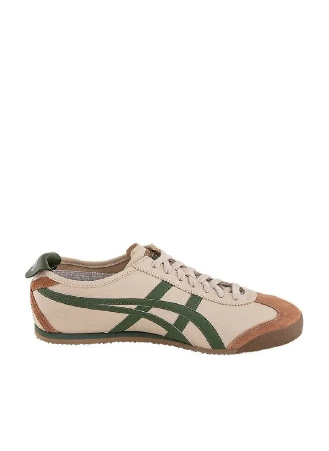 Premium Retro Lifestyle Sneakers Leather Low-Top Casual Shoes for Men and Women (Brown/Green, 42) xs5da