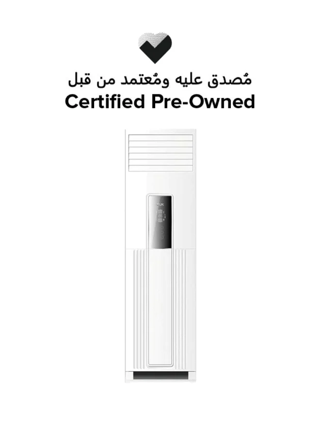 Premium Floor Standing Air Conditioner 4 Ton Double Fan Cooling System (White, 3000 W) vfqtk