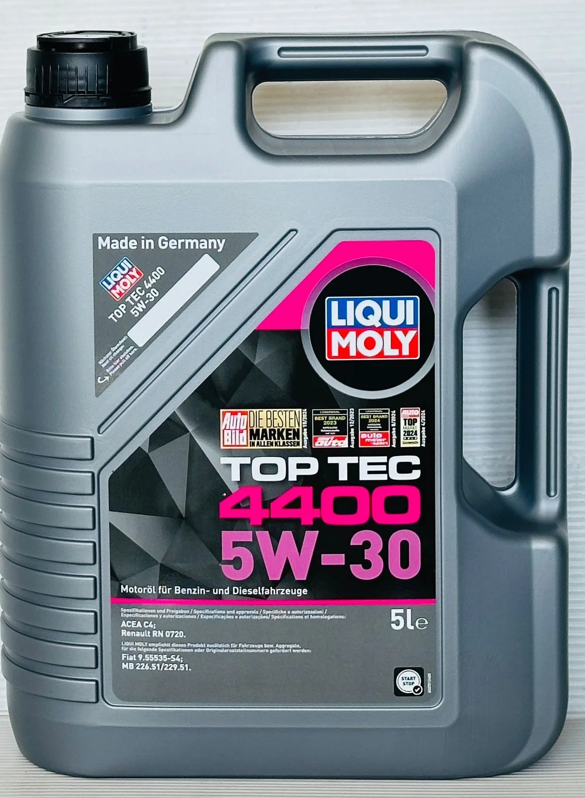 LIQUI MOLY Top Tec 4400 5W-30 Synthetic Engine Oil (Premium Performance, 5L) aprct