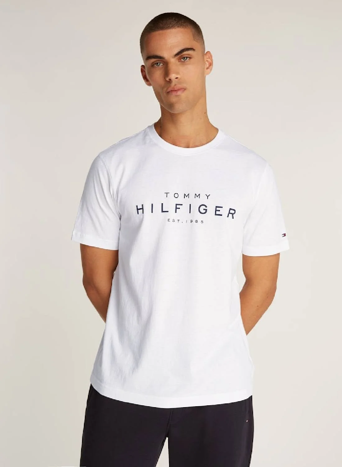 Premium Cotton Crewneck T-Shirt for Men (Solid Color, Large) fhizz