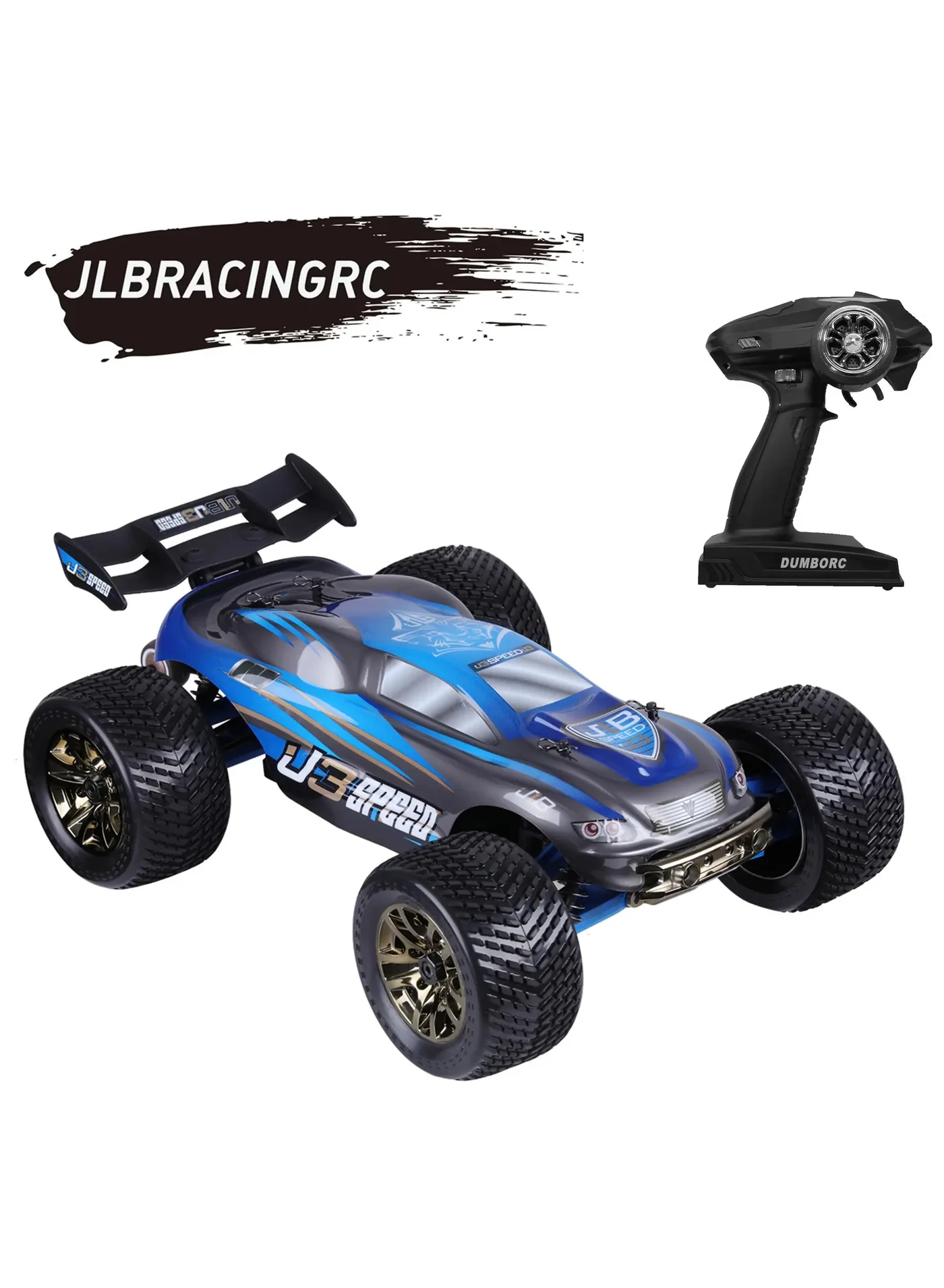 MYTOYS J3 4WD Off-Road RC Truggy High-Speed Remote Control Truck (1/10 Scale, 4000mAh) vt2vr