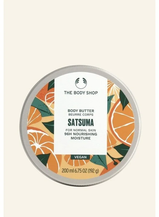 THE BODY SHOP Satsuma Body Butter Nourishing Moisturizer with Shea Butter and Sesame Seed Oil (200 mL) hvu8l