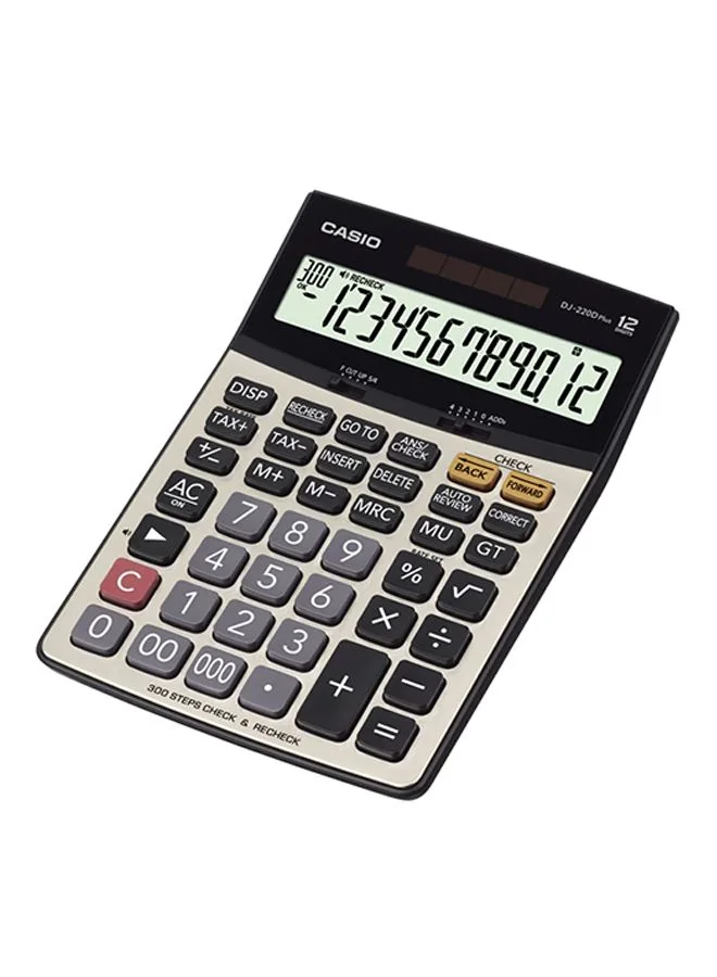 Premium 12-Digit Desktop Calculator Large Display Professional Office Tool (Multicolour) chtrw