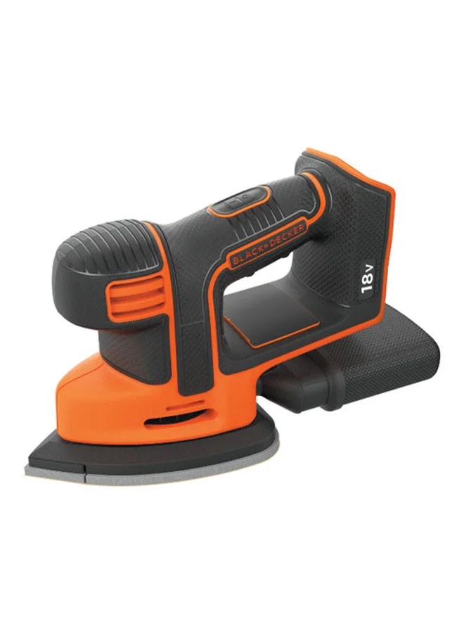 Premium Cordless Detail Sander 18V Compact Power Tool for Woodworking (Orange/Black, 18V) nkx91