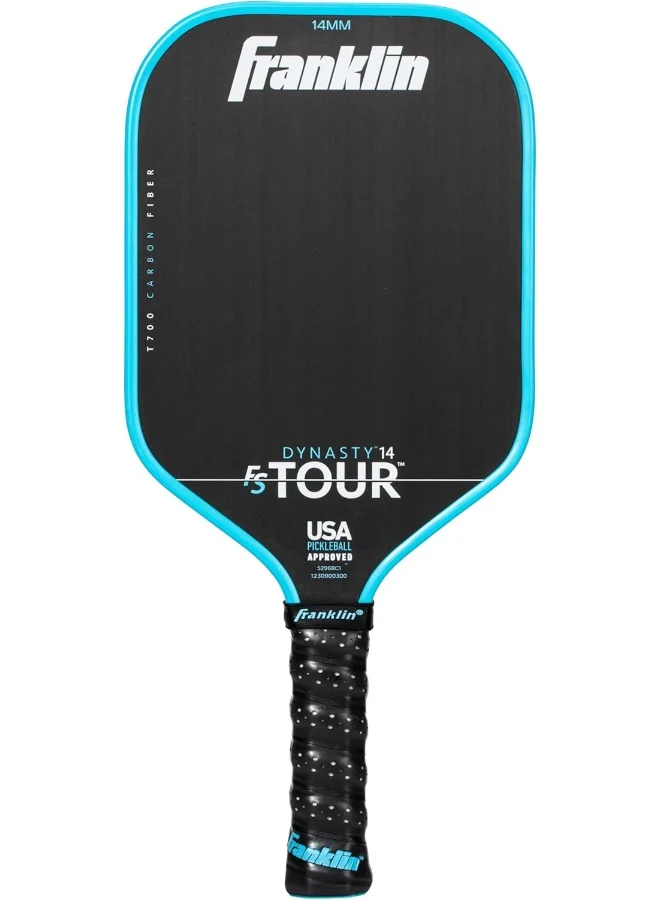 Premium Pickleball Paddle Professional Series Lightweight Carbon Fiber (Blue, 14mm) 4e0t3