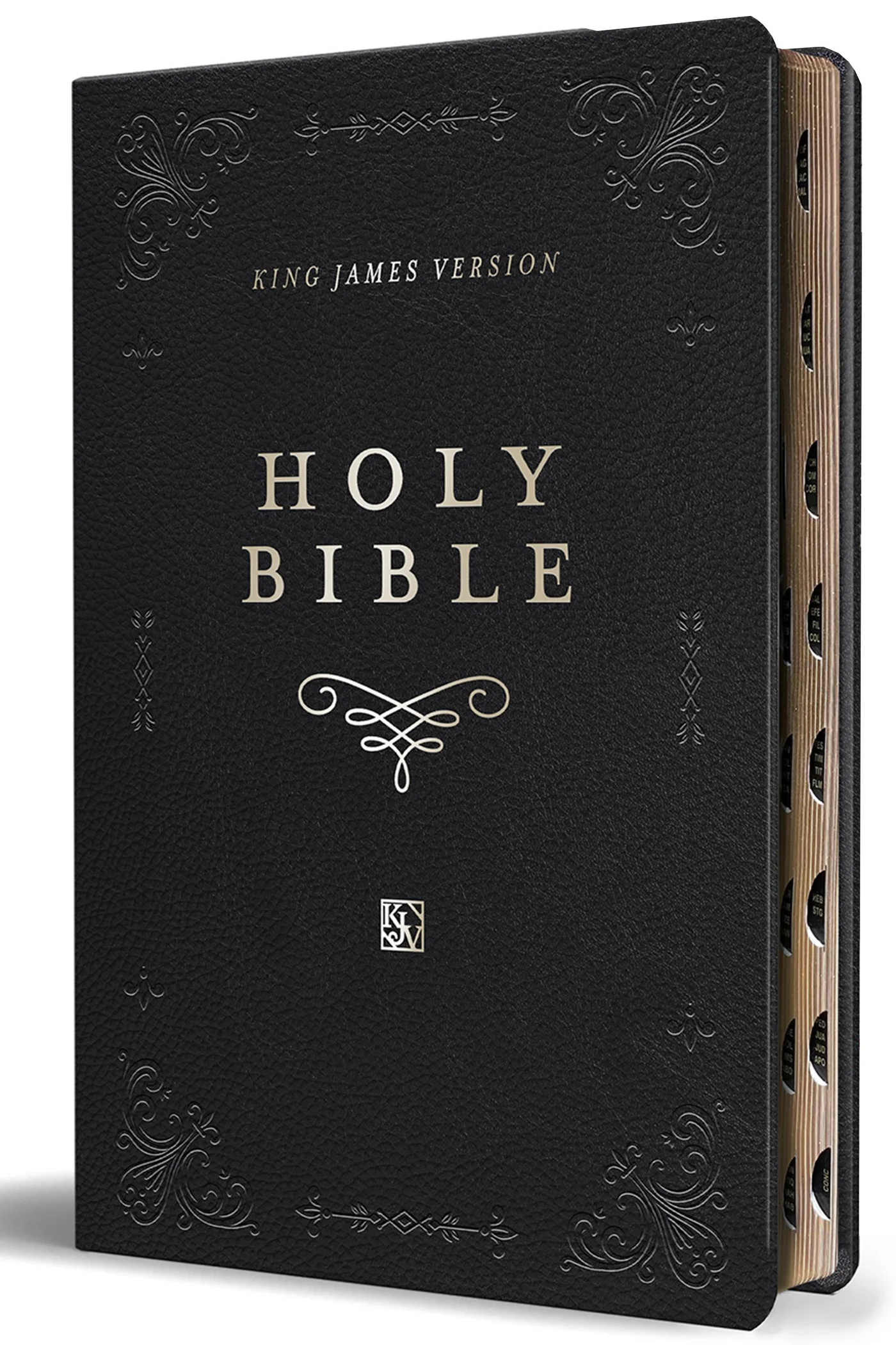Premium KJV Holy Bible Giant Print Thinline Edition with Thumb Index (Black, Large Format) 7sd0c