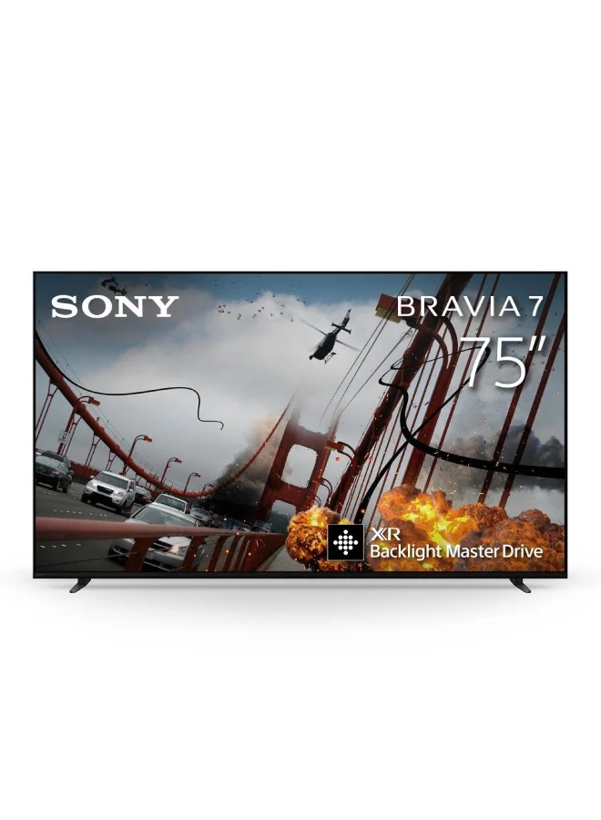 Premium 75 Inch 4K Smart TV HDR LCD Display High-Refresh 120Hz Home Cinema Screen (Black, 190 cm) x7b3g