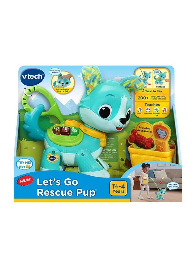 Interactive Rescue Pup Pet Toy with Music and Sounds for Early Development (3 Months+, Multicolor) ela5j