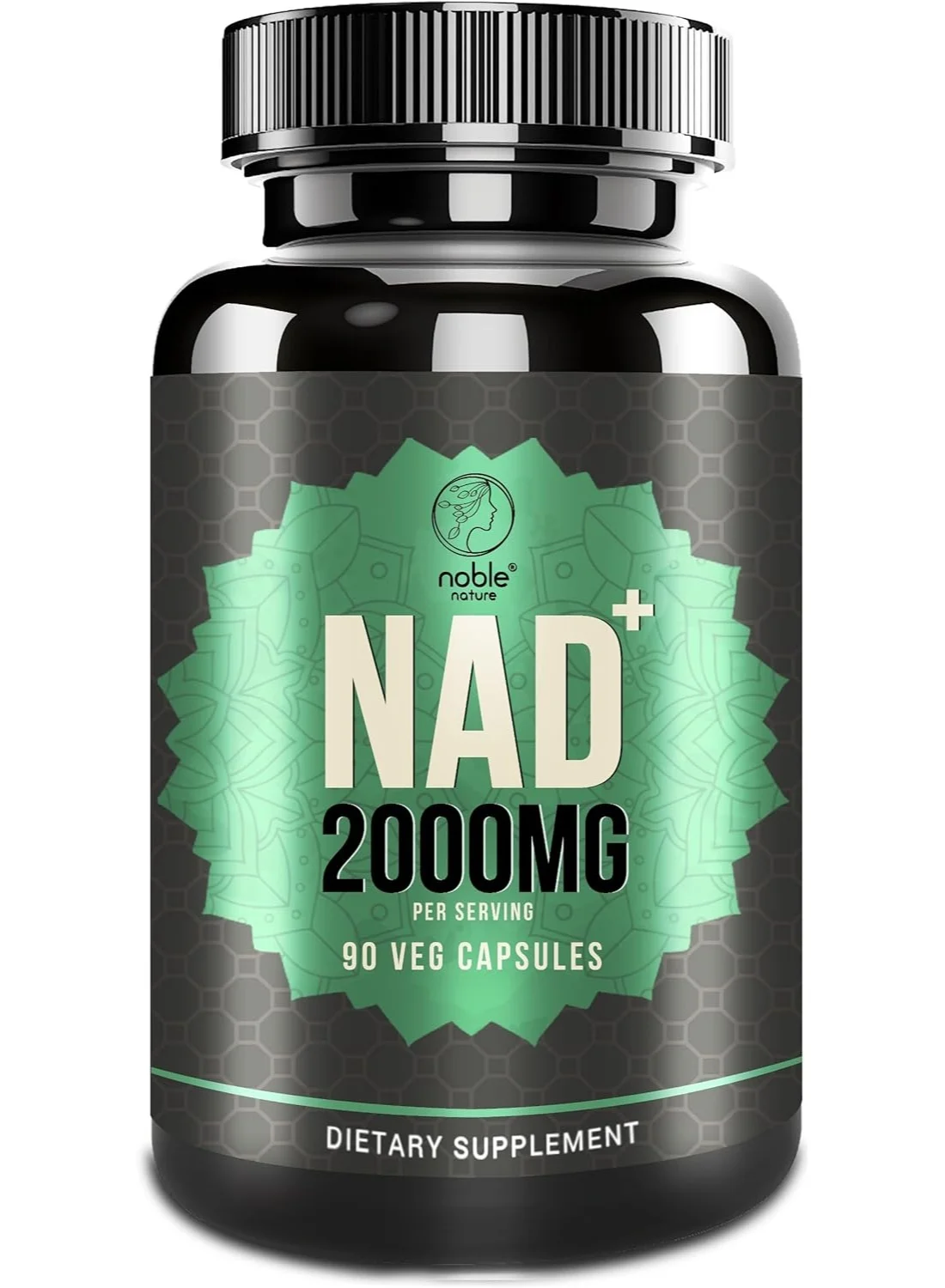 Noble Nature NAD+ Supplement Nicotinamide Riboside Complex (90 Veg Capsules) l89um