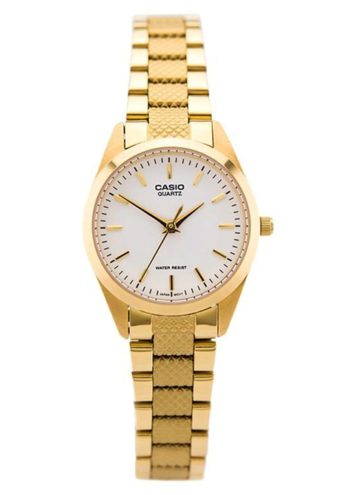 Premium Analog Wristwatch for Women Stainless Steel Water Resistant Gold (26 mm) gcsuq
