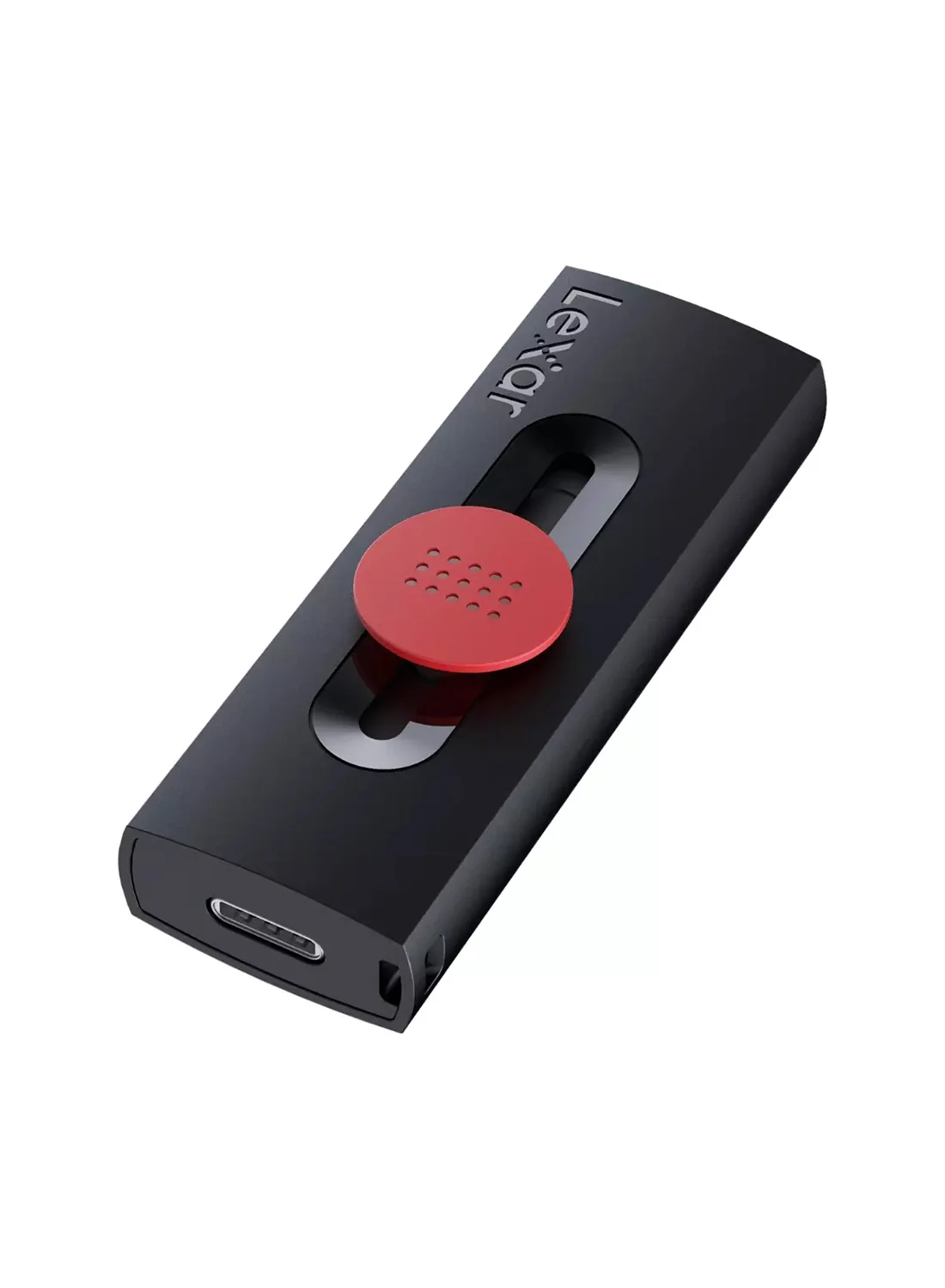 Premium Dual USB 3.2 Flash Drive Type-C and Type-A High-Speed Data Storage (Black and Red, 256 GB) xv53g