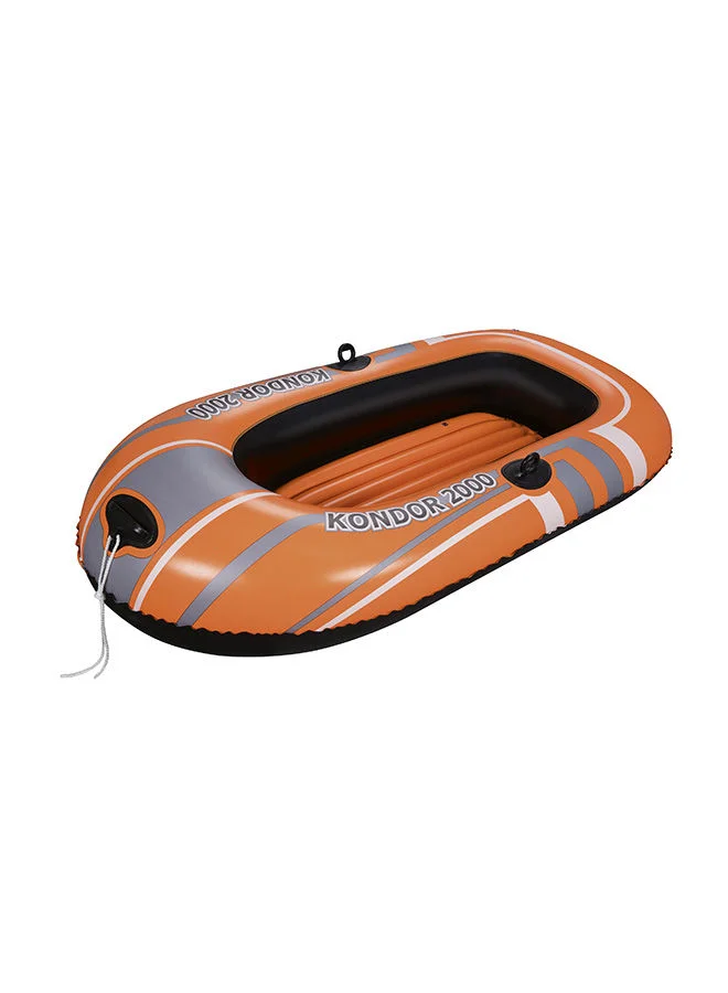 Inflatable Recreational Raft Boat for Water Sports and Leisure (196x114 cm) dw5vy