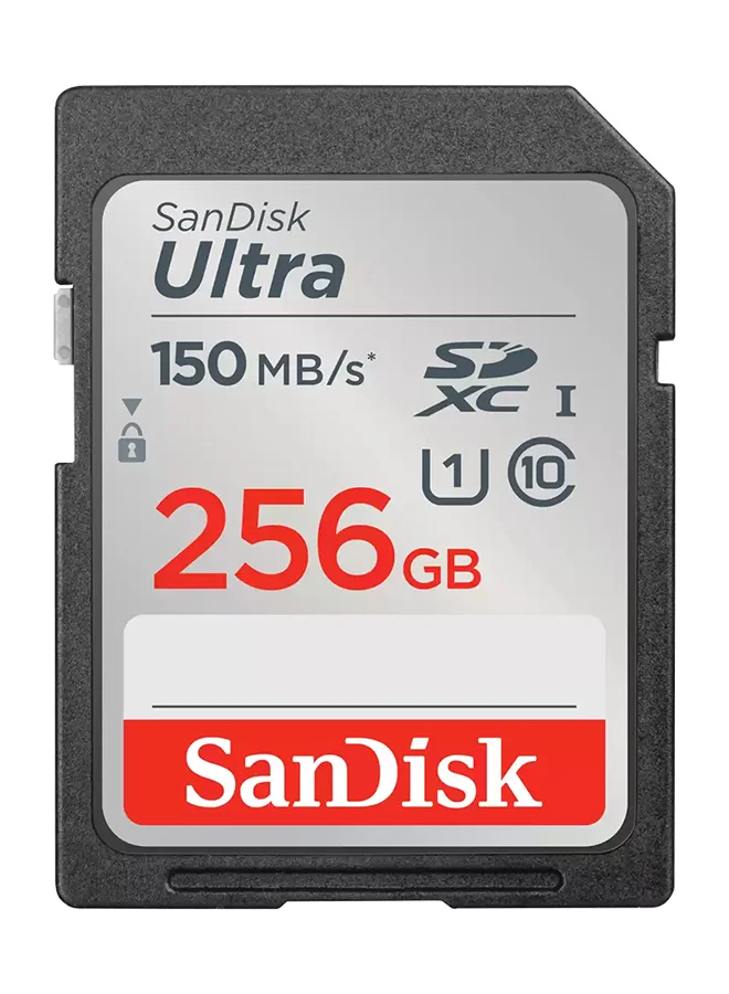 Premium High-Speed 256GB SDXC UHS-I Memory Card (Class 10, 150MB/s) for DSLR and Mirrorless Cameras qlkq5