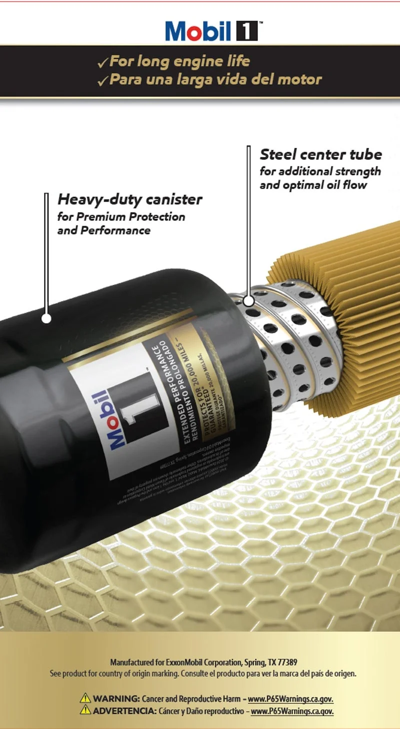 Premium Extended Performance Oil Filter High-Efficiency Engine Filtration System (1 Piece) 7ohm3