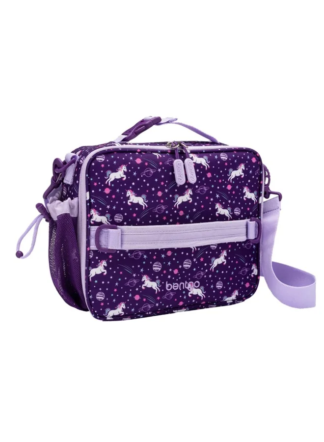 Premium Insulated Kids Lunch Bag Durable Water-Resistant School Food Container with Multiple Pockets (Unicorn, 25x20x10 cm) dlo1i