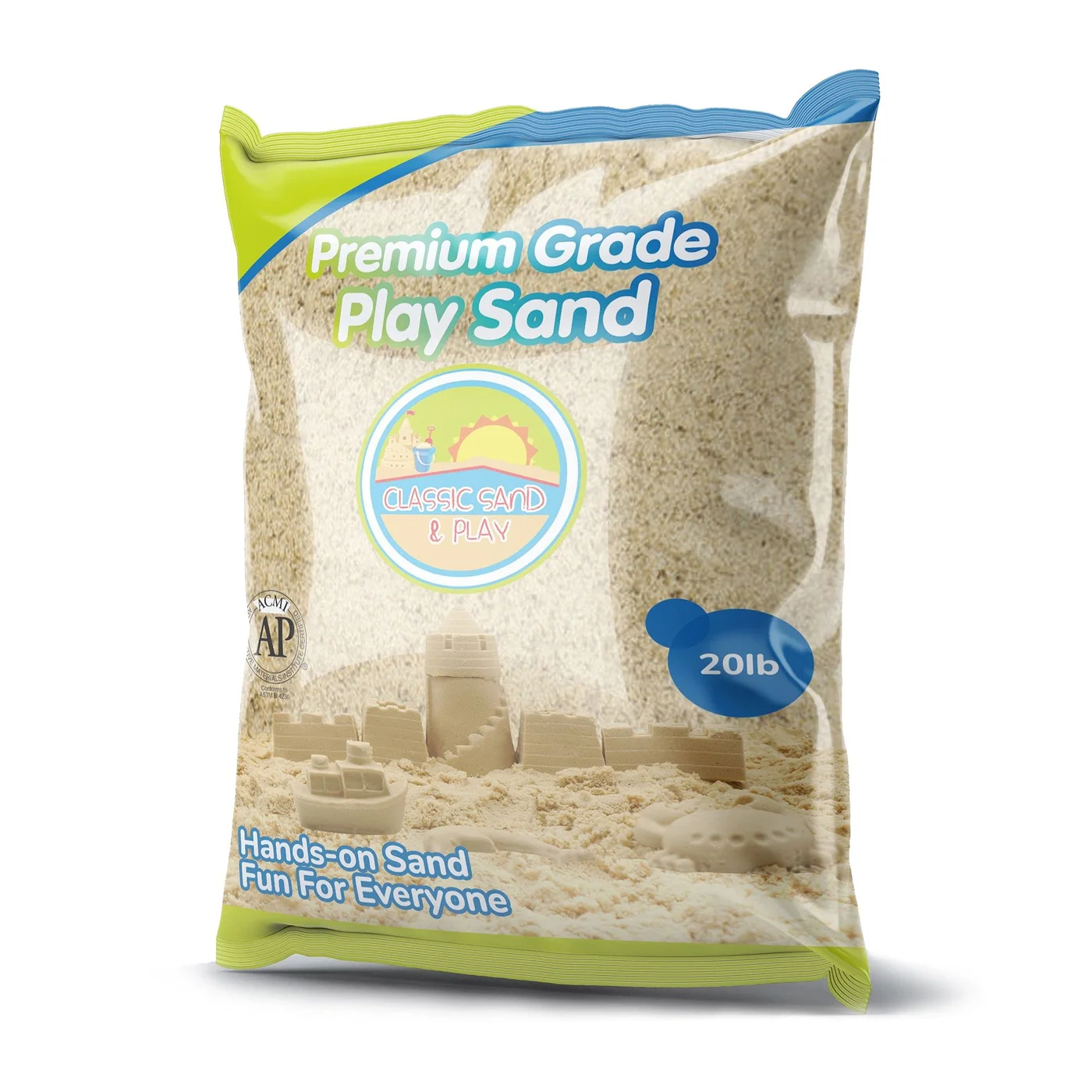 Classic Sand and Play Sand Premium Natural Sensory Play Material for Sandbox and Outdoor Creativity (9 kg) mrxry