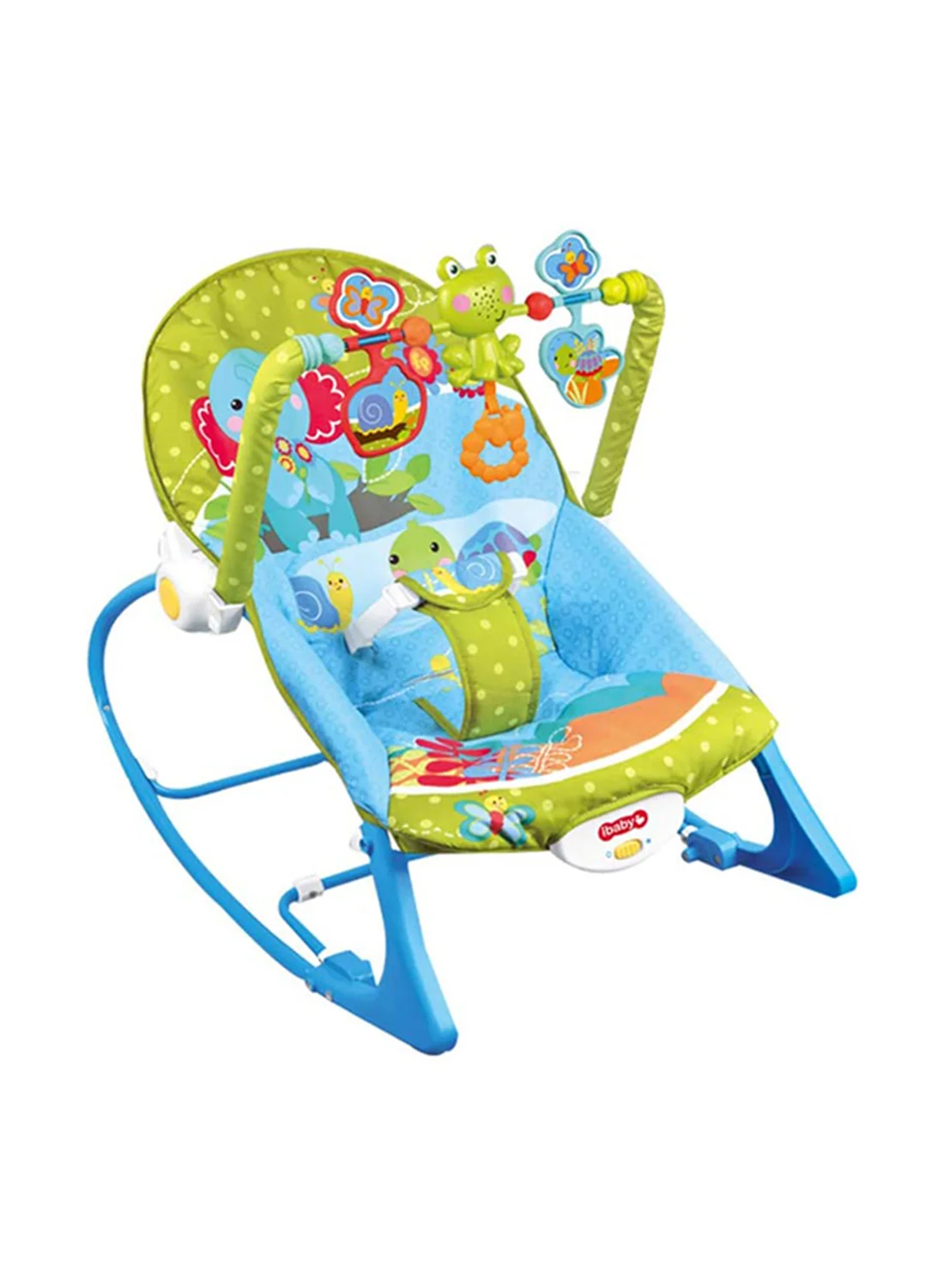 iBaby Multi-Function Infant Rocking Chair with Music and Vibration (Foldable, Lightweight, Up to 3 Months) 7021b