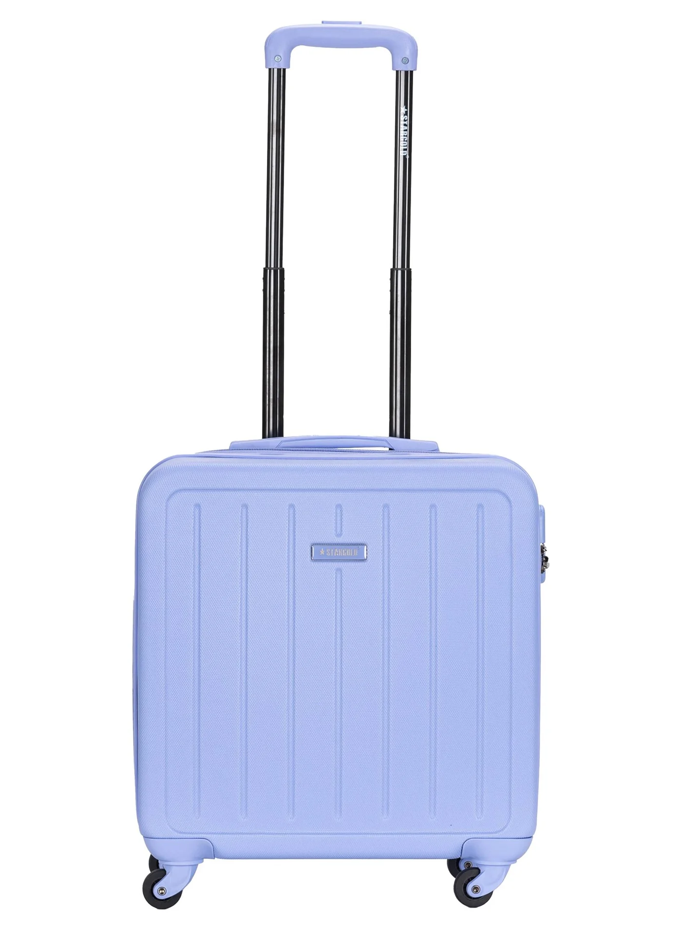 Stargold Hardside Spinner Cabin Trolley Luggage with Number Lock (Pale Purple, 16 Inches) nahs0
