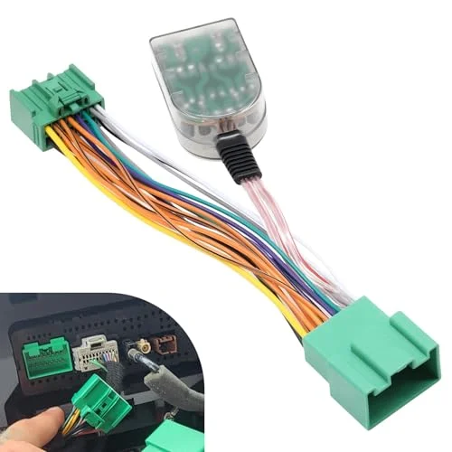 Arwrilt Subwoofer Amplifier Wire Harness Adapter for GM Vehicles (High-Low RCA Converter, Premium Car Audio Integration) dpgdj